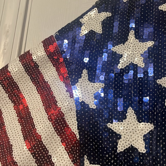 Simply Southern Preppy Sequins USA top T-Shirt - Picture 5 of 10